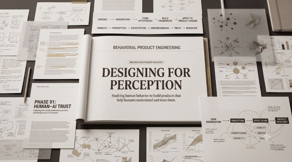 Behavioral Product Engineering Research Field Visual